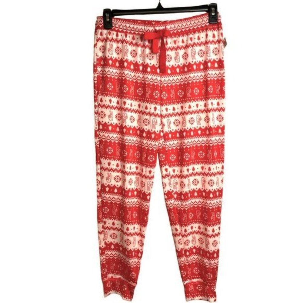 JENNI 2Pc Long Sleeve Mix It Papaya Punch Fairisle Pajama Set XX LARGE (313) - Picture 4 of 9